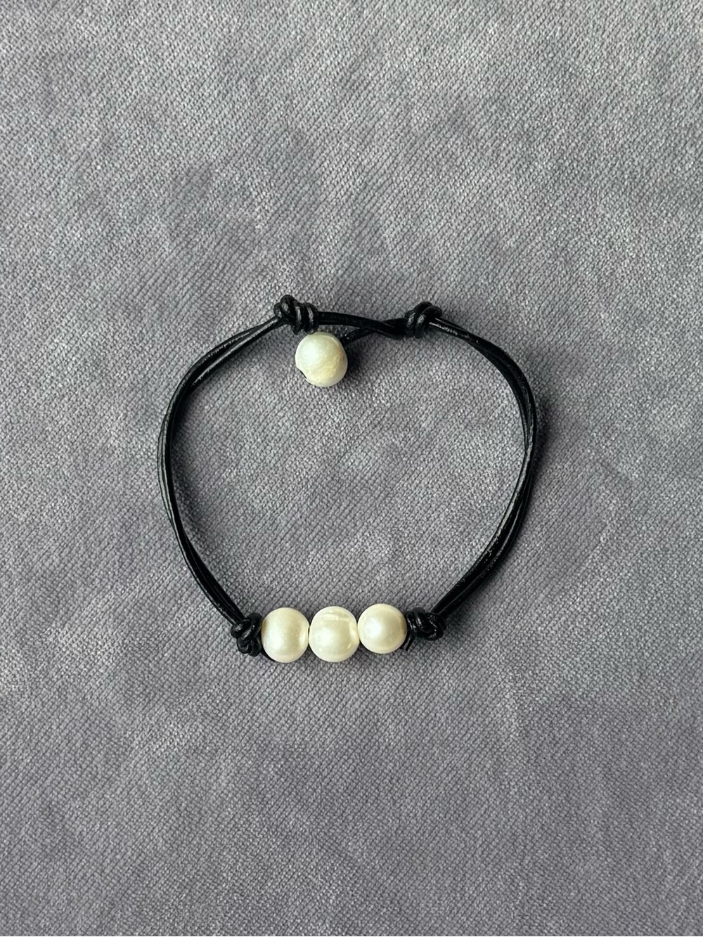 NWOT Polo Ralph Lauren Leather and Pearl Bracelet